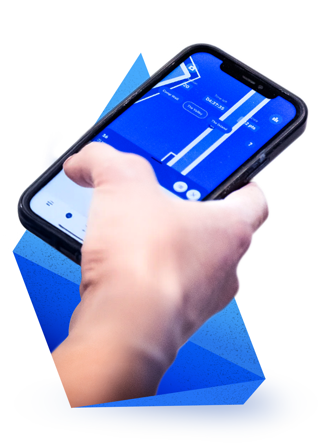 Griptonite app showing native advertising integration