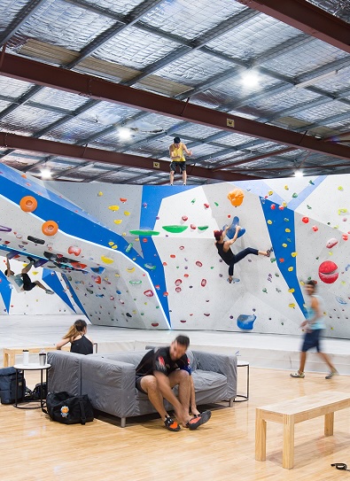 Multi-round competition at a climbing gym